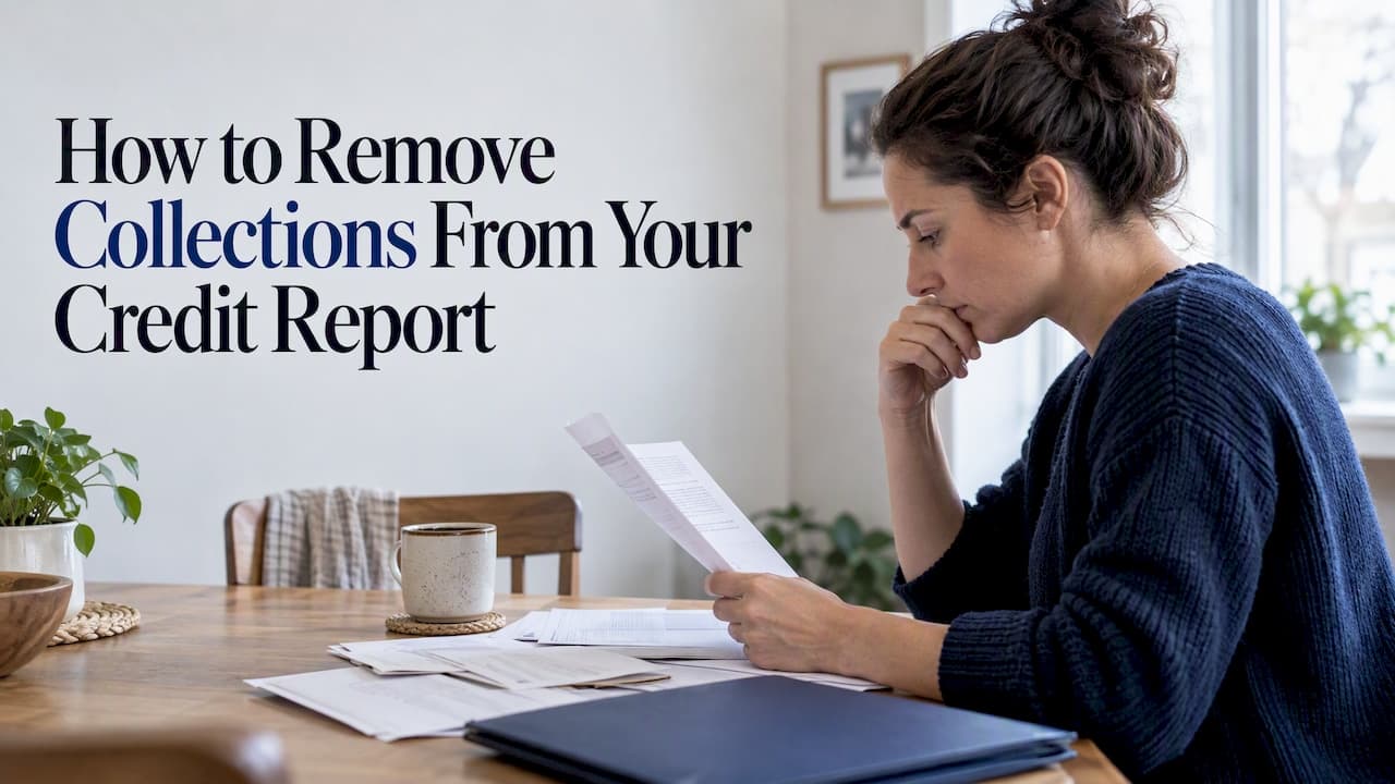 How to Remove Collections From Your Credit Report