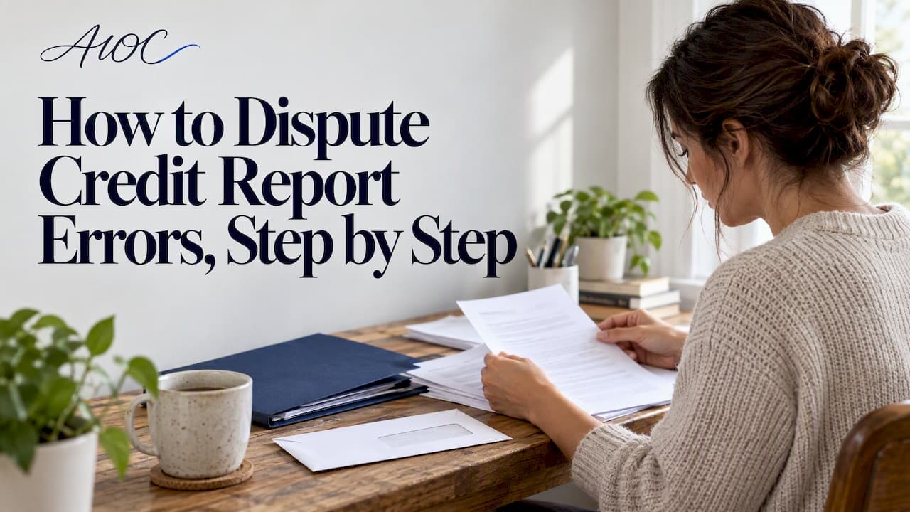 How to Dispute Credit Report Errors, Step by Step